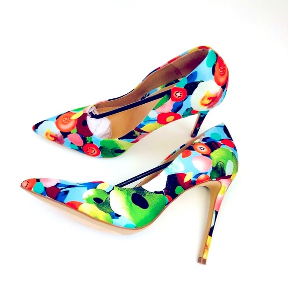 Shoes - Multi Colored Heels